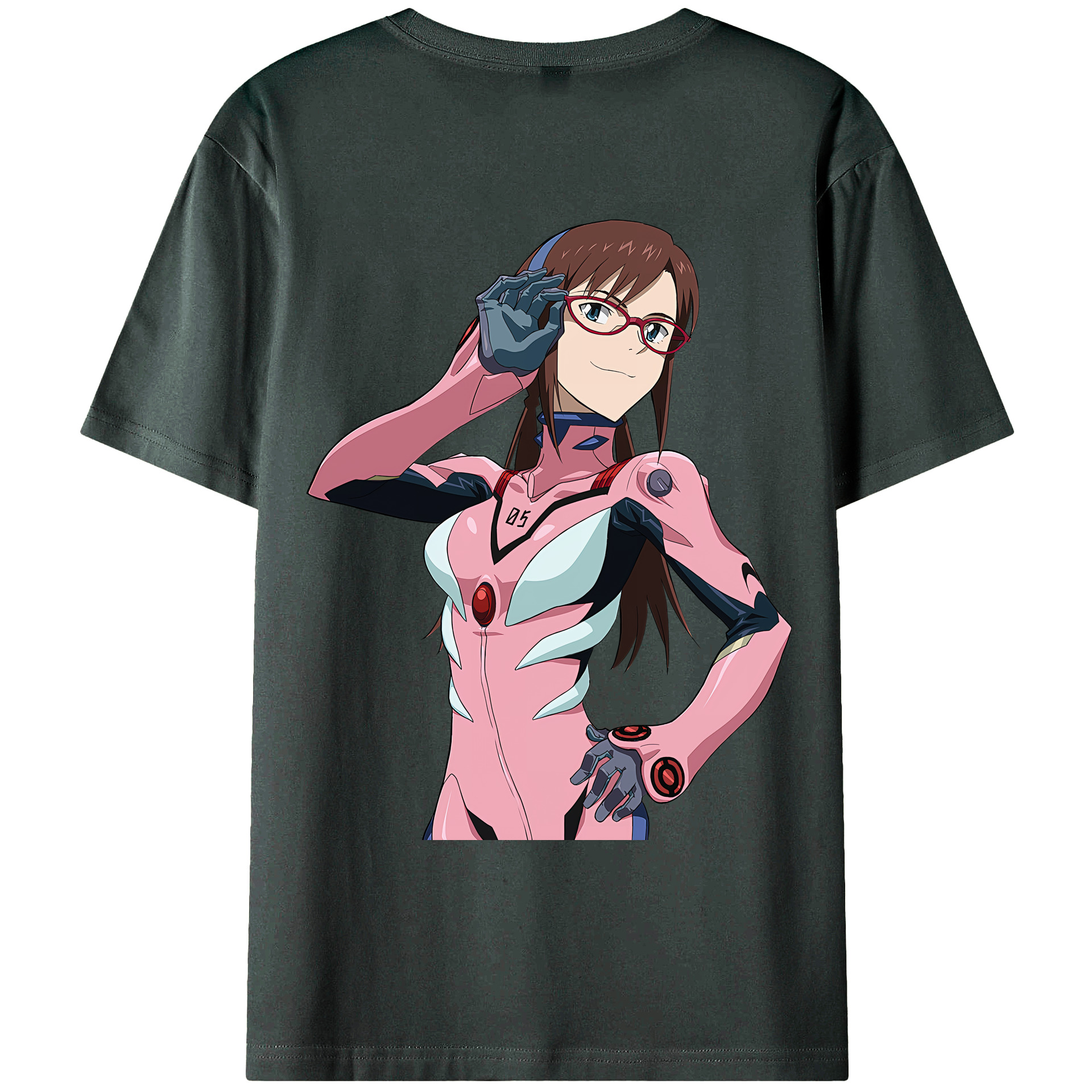 （画像用） EVA 新世紀エヴァンゲリオン 綿100％ メンズ半袖Tシャツ（バックプリント） 通気性
